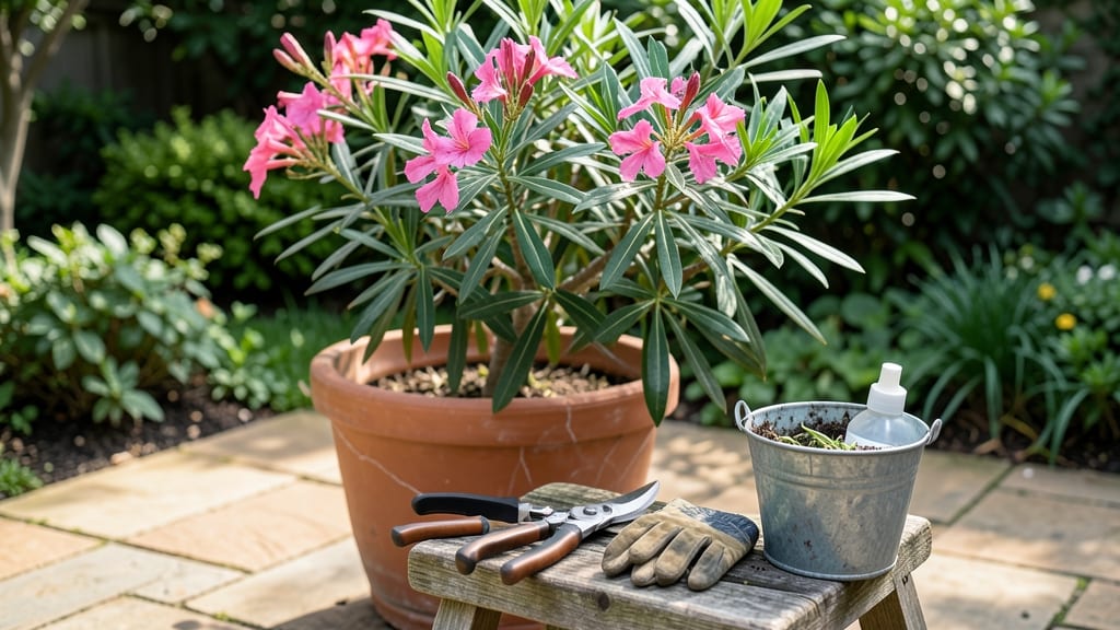 Nerium Oleander Pruning: Thorn-Free Canopy in 3 Precision Cuts