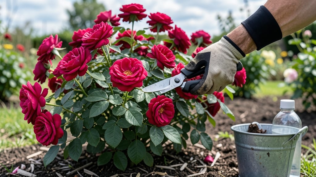 Pruning Double Knockout Rose Bush: Year-Round Shape Secrets for Nonstop Blooms